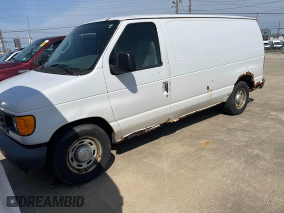 2006 Ford Econoline Cargo with VIN 1FTRE14W76HB24872, listed as a IAAI auction lot 42081212 with Not Provided miles and . Bid and sale history available at carsss.com. Image 2.