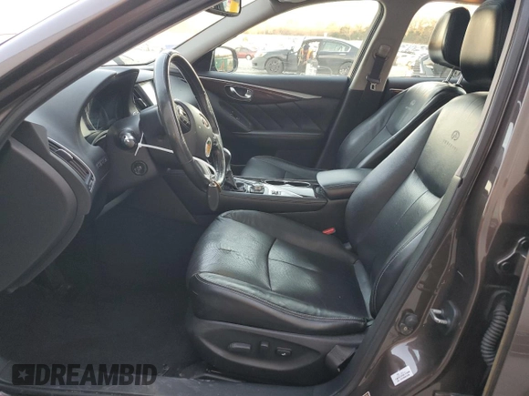 2014 Infiniti Q50 Premium with VIN JN1BV7AR8EM680510, listed as a Copart auction lot 43735965 with 193,304 mi miles and Salvage title. Bid and sale history available at DreamBid. Image 7.