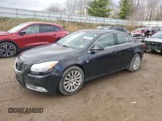 2011 Buick Regal CXL Turbo TO1 with VIN W04GV5EVXB1092131, listed as a Copart auction lot 79156794 with 156,505 mi miles and Clean Title. Bid and sale history available at carsss.com. Image 1.