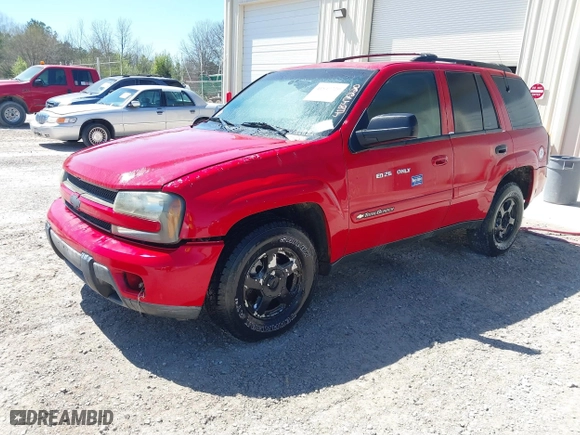 2002 Chevrolet TrailBlazer LS with VIN 1GNDT13SX22179707, listed as a IAAI auction lot 41847220 with 251,299 mi miles. Bid and sale history available at carsss.com. Image 2.