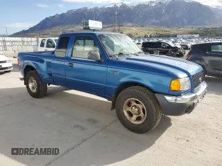 2001 Ford Ranger XL Fleet with VIN 1FTZR15E71PB74700, listed as a Copart auction lot 53875365 with 150,376 mi miles and Salvage Title. Bid and sale history available at carsss.com. Image 4.