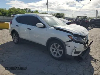 2017 Nissan Rogue S with VIN KNMAT2MT7HP613604, listed as a Copart auction lot 54550795 with 111,808 mi miles and Salvage Title. Bid and sale history available at DreamBid. Image 4.