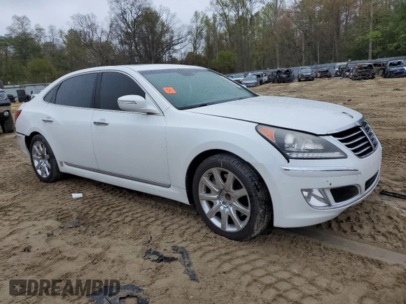 2012 Hyundai Equus Signature с VIN KMHGH4JH8CU047949, выставлен на аукционе Copart как лот 52903595 с пробегом 105 049 миль миль и Списание • Salvage title. История ставок и продаж доступна на DreamBid. Изображение 4.