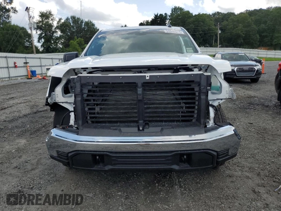 2024 GMC Sierra 1500 Pro with VIN 1GTUUAED1RZ197826, listed as a Copart auction lot 64646074 with 0 mi miles and Salvage Title. Bid and sale history available at carsss.com. Image 5.