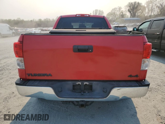 2011 Toyota Tundra 4WD Truck with VIN 5TFUW5F18BX177662, listed as a Copart auction lot 50690675 with 124,369 mi miles and Salvage Title. Bid and sale history available at carsss.com. Image 6.