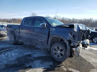 2019 GMC Sierra 1500 SLE z VIN 1GTU9BED0KZ400802, wystawiony jako Copart lot #41779505 z przebiegiem 145 627 mil mil oraz Szkoda całkowita • Salvage title. Historia ofert i sprzedaży dostępna na DreamBid. Obrazek 4.