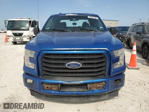 2017 Ford F-150 XL with VIN 1FTEW1CP9HKE14736, listed as a Copart auction lot 53297785 with 195,991 mi miles and Salvage Title. Bid and sale history available at carsss.com. Image 5.