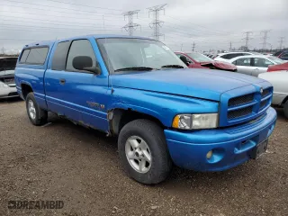 2001 Dodge Ram 1500 with VIN 3B7HC13Y91G771006, listed as a Copart auction lot 84562774 with 215,966 mi miles and Clean Title. Bid and sale history available at carsss.com. Image 4.