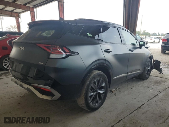 2023 Kia Sportage Hybrid SX-Prestige with VIN KNDPXCAG2P7047281, listed as a Copart auction lot 82480113 with 15,793 mi miles and Non Repairable. Bid and sale history available at carsss.com. Image 3.