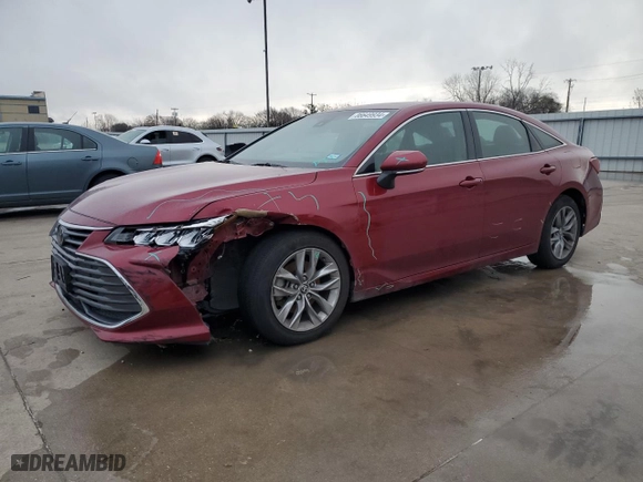2022 Toyota Avalon XLE with VIN 4T1JZ1FB0NU076595, listed as a Copart auction lot 86649934 with 57,024 mi miles and Salvage Title. Bid and sale history available at carsss.com. Image 1.