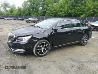 2016 Buick LaCrosse Sport Touring with VIN 1G4G45G35GF233178, listed as a Copart auction lot 59235595 with 130,649 mi miles and Clean title. Bid and sale history available at DreamBid. Image 1.