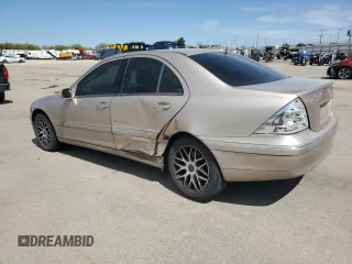 2001 Mercedes-Benz C 320 with VIN WDBRF64J31F021286, listed as a Copart auction lot 54145865 with 189,930 mi miles and Salvage Title. Bid and sale history available at DreamBid. Image 2.