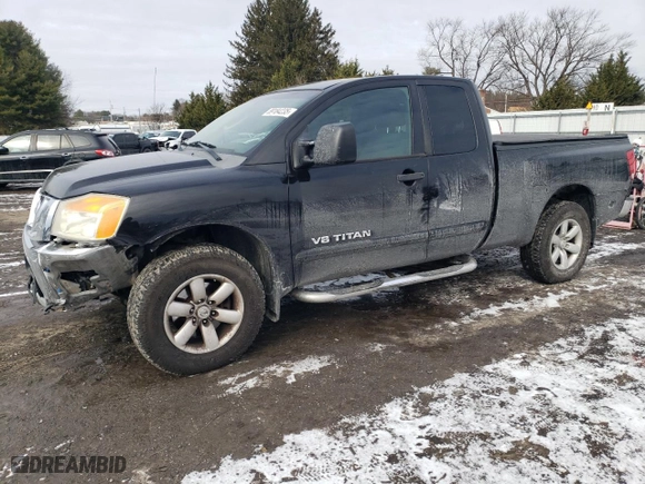 2008 Nissan Titan XE with VIN 1N6AA06C78N344147, listed as a Copart auction lot 89184235 with NaN miles and Salvage Title. Bid and sale history available at carsss.com. Image 1.