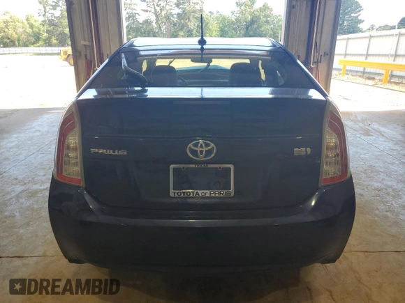 2013 Toyota Prius One with VIN JTDKN3DUXD1707664, listed as a Copart auction lot 56207165 with Not provided miles and Salvage title. Bid and sale history available at DreamBid. Image 6.