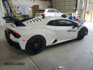 2023 Lamborghini Huracan z VIN ZHWUA6ZX2PLA25552, wystawiony jako Copart lot #60155094 z przebiegiem 1142 mil mil oraz Szkody całkowita. Historia ofert i sprzedaży dostępna na DreamBid. Obrazek 3.
