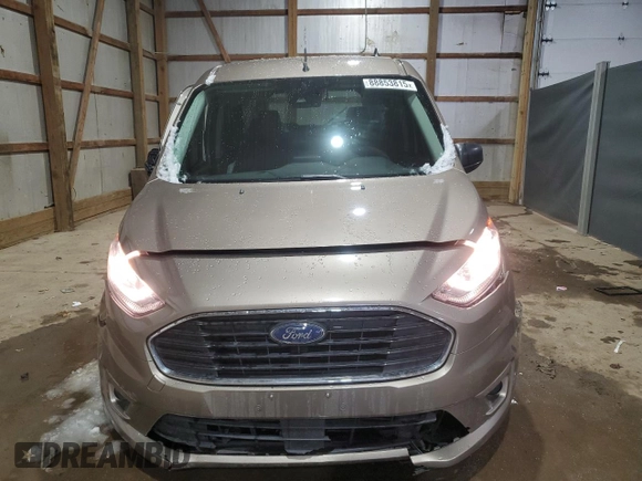 2020 Ford Transit Connect XLT with VIN NM0GE9F20L1455942, listed as a Copart auction lot 88853815 with 47,458 mi miles and Salvage title. Bid and sale history available at DreamBid. Image 5.
