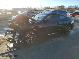 2021 BMW 4 Series 430i xDrive with VIN WBA73AP00MCE73967, listed as a Copart auction lot 75868144 with 28,132 mi miles and Salvage Title. Bid and sale history available at carsss.com. Image 1.