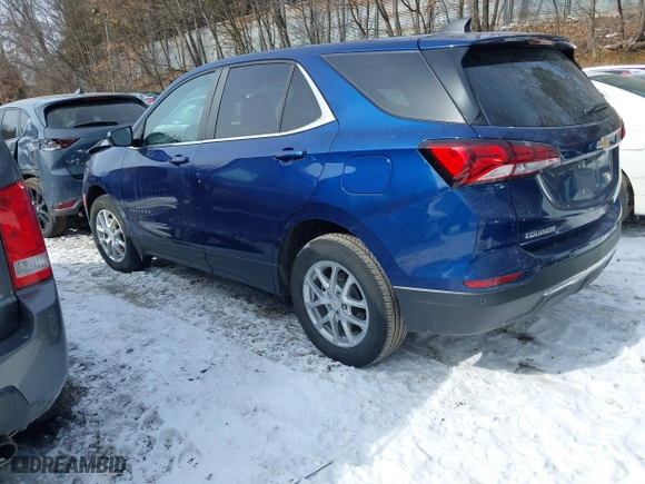 2023 Chevrolet Equinox LT with VIN 3GNAXUEG0PS147569, listed as a IAAI auction lot 41611473 with 21,837 mi miles. Bid and sale history available at carsss.com. Image 3.
