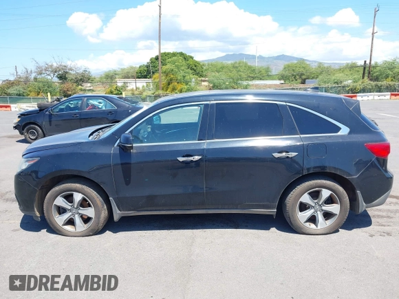 2016 Acura MDX with VIN 5FRYD3H2XGB019308, listed as a IAAI auction lot 41914816 with 1 mi miles. Bid and sale history available at carsss.com. Image 14.