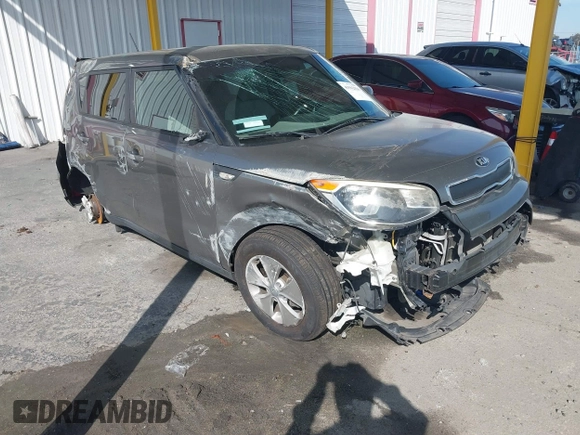 2014 Kia Soul with VIN KNDJN2A28E7019749, listed as a IAAI auction lot 41562826 with 65,610 mi miles. Bid and sale history available at carsss.com. Image 1.