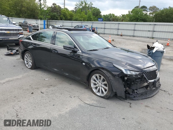 2021 Cadillac CT5 Luxury с VIN 1G6DW5RK2M0112664, выставлен на аукционе Copart как лот 56320875 с пробегом 47 767 миль миль и Списание • Salvage title. История ставок и продаж доступна на DreamBid. Изображение 4.