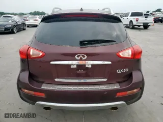 2017 Infiniti QX50 with VIN JN1BJ0RPXHM384527, listed as a Copart auction lot 53743655 with 116,572 mi miles and Salvage Title. Bid and sale history available at carsss.com. Image 6.