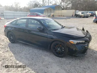 2024 Honda Civic Si with VIN 2HGFE1E50RH474577, listed as a Copart auction lot 46540795 with 9,128 mi miles and Non repairable. Bid and sale history available at DreamBid. Image 4.