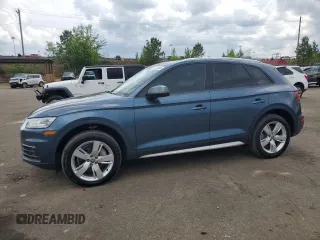 2018 Audi Q5 Premium with VIN WA1ANAFY2J2014703, listed as a Copart auction lot 54537065 with 119,549 mi miles and Clean Title. Bid and sale history available at carsss.com. Image 1.