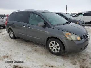 2007 Nissan Quest S with VIN 5N1BV28UX7N111516, listed as a Copart auction lot 83789084 with 369,266 mi miles and Clean Title. Bid and sale history available at carsss.com. Image 4.