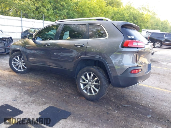 2018 Jeep Cherokee Limited with VIN 1C4PJMDX8JD522198, listed as a IAAI auction lot 42370283 with 121,256 mi miles and . Bid and sale history available at DreamBid. Image 3.