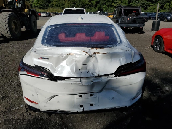 2024 Acura Integra w/A-Spec Technology Package with VIN 19UDE4H69RA011414, listed as a Copart auction lot 71008964 with 2,732 mi miles and Salvage Title. Bid and sale history available at carsss.com. Image 6.