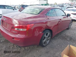 2010 Lexus IS 250 C с VIN JTHFF2C27A2513364, выставлен на аукционе IAAI как лот 41682632 с пробегом 283 165 миль миль и . История ставок и продаж доступна на DreamBid. Изображение 4.