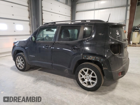 2020 Jeep Renegade Latitude with VIN ZACNJBBB1LPL47605, listed as a Copart auction lot 43620815 with 118,283 mi miles and Salvage Title. Bid and sale history available at carsss.com. Image 2.