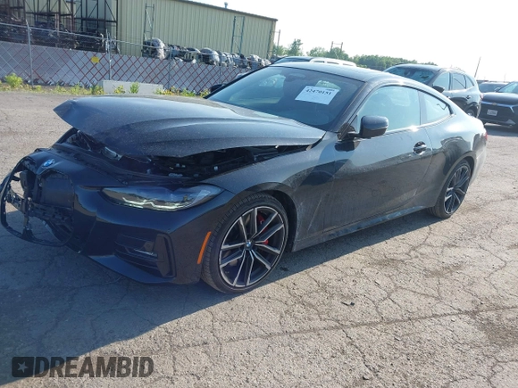 2023 BMW 4 Series 430i xDrive with VIN WBA73AP00PCM82945, listed as a IAAI auction lot 42470151 with 9,862 mi miles and . Bid and sale history available at DreamBid. Image 18.