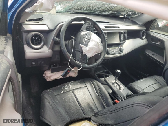 2017 Toyota RAV4 XLE with VIN 2T3WFREV3HW404645, listed as a Copart auction lot 48933125 with 0 mi miles and Salvage Title. Bid and sale history available at carsss.com. Image 8.