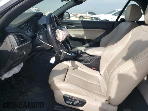 2016 BMW 2 Series M235i with VIN WBA1M1C52GV394052, listed as a Copart auction lot 82261594 with 83,979 mi miles and Salvage Title. Bid and sale history available at carsss.com. Image 7.