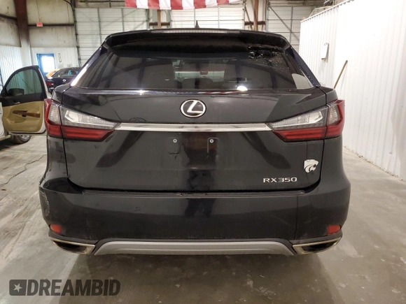 2020 Lexus RX 350 with VIN 2T2HZMDA8LC248862, listed as a Copart auction lot 43305323 with 38,956 mi miles and . Bid and sale history available at DreamBid. Image 6.