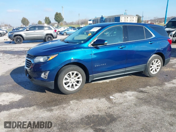2019 Chevrolet Equinox LT with VIN 2GNAXKEV9K6205320, listed as a IAAI auction lot 40848027 with 87,270 mi miles and . Bid and sale history available at DreamBid. Image 2.