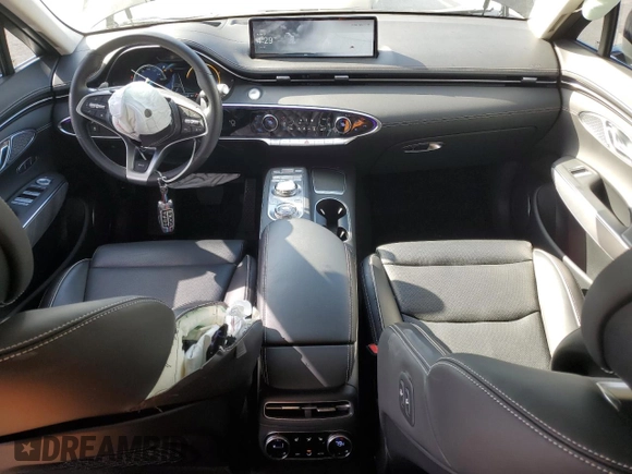 2024 Genesis GV70 Advanced with VIN 5NMMCET1XRH001681, listed as a Copart auction lot 54874865 with 15,991 mi miles and Salvage title. Bid and sale history available at DreamBid. Image 8.