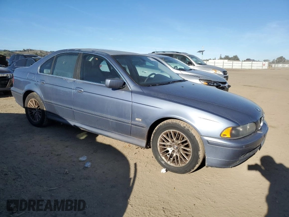 2003 BMW 5 Series 530iA with VIN WBADT63443CK29419, listed as a Copart auction lot 87533935 with 165,472 mi miles and Clean Title. Bid and sale history available at carsss.com. Image 4.