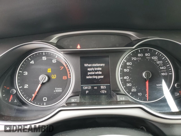 2013 Audi allroad Premium Plus with VIN WA1UFAFL0DA201124, listed as a Copart auction lot 72444714 with 134,121 mi miles and Salvage Title. Bid and sale history available at carsss.com. Image 9.