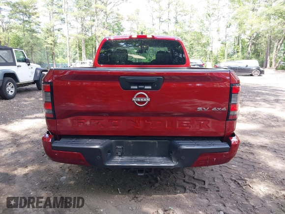 2024 Nissan Frontier SV with VIN 1N6ED1CM8RN608733, listed as a IAAI auction lot 42458774 with 8,871 mi miles and . Bid and sale history available at DreamBid. Image 16.
