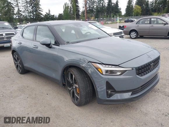 2022 Polestar 2 with VIN LPSED3KA7NL069364, listed as a IAAI auction lot 42135928 with 26,392 mi miles. Bid and sale history available at carsss.com. Image 1.