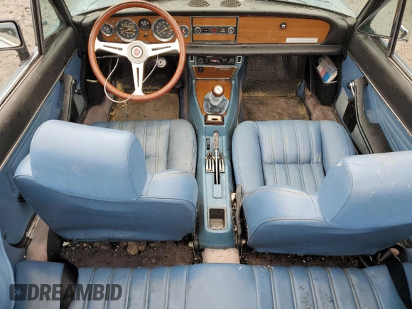 1979 FIAT 124 Spider z VIN 124CS20146364, wystawiony jako Copart lot #43905865 z przebiegiem 46 341 mil mil oraz Szkoda całkowita • Salvage title. Historia ofert i sprzedaży dostępna na DreamBid. Obrazek 8.