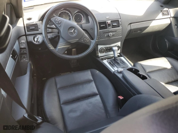 2009 Mercedes-Benz C-Class 3.0L Sport with VIN WDDGF54X29R041598, listed as a Copart auction lot 46735295 with 88,838 mi miles and Salvage Title. Bid and sale history available at carsss.com. Image 8.