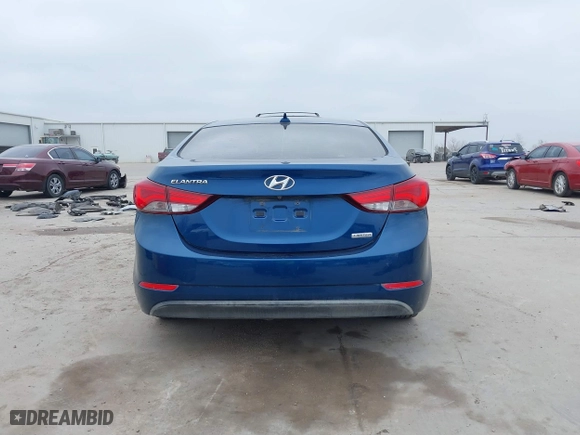 2014 Hyundai Elantra SE with VIN KMHDH4AEXEU122503, listed as a IAAI auction lot 38839586 with 86,865 mi miles. Bid and sale history available at carsss.com. Image 17.