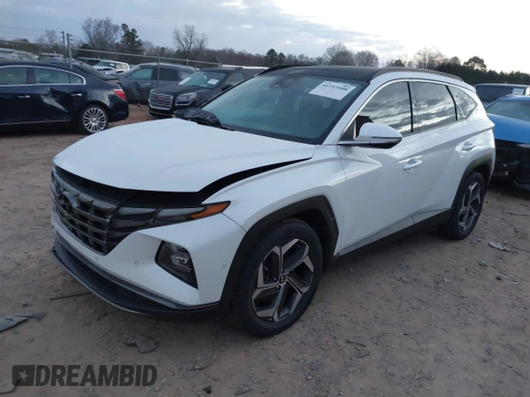 2022 Hyundai Tucson Limited with VIN 5NMJE3AE1NH133360, listed as a IAAI auction lot 41737098 with 74,738 mi miles. Bid and sale history available at carsss.com. Image 2.