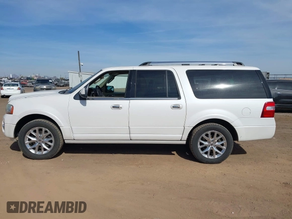 2015 Ford Expedition Max Limited with VIN 1FMJK1KT3FEF23726, listed as a IAAI auction lot 41626006 with 87,404 mi miles. Bid and sale history available at carsss.com. Image 14.