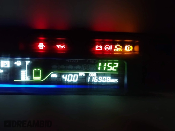 2014 Toyota Prius Two with VIN JTDZN3EU6E3307281, listed as a IAAI auction lot 42620699 with 116,908 mi miles and . Bid and sale history available at DreamBid. Image 7.