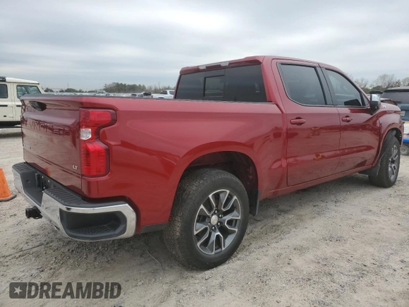 2023 Chevrolet Silverado 1500 LT with VIN 1GCUDDE85PZ194686, listed as a Copart auction lot 86562844 with 0 mi miles and Salvage Title. Bid and sale history available at carsss.com. Image 3.